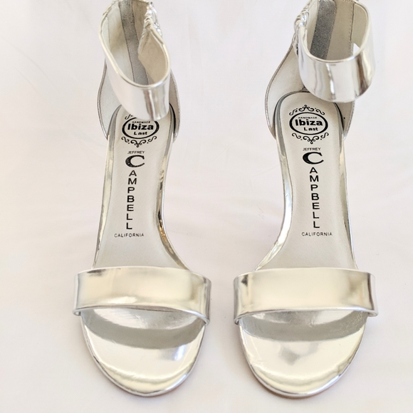 jeffrey campbell silver heels